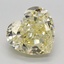 3.50 Ct. Fancy Intense Yellow Heart Lab Grown Diamond