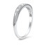 The Denise Ring, smalltop view on a hand