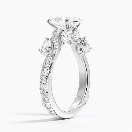 Grand Camellia Diamond Ring