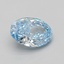 1.52 Ct. Fancy Vivid Blue Oval Lab Grown Diamond