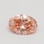 0.53 Ct. Fancy Intense Pink Oval Lab Grown Diamond