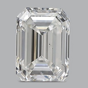Emerald diamond — real photo
