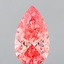3.59 Ct. Fancy Vivid Pink Pear Lab Grown Diamond