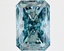 10.3 Ct. Fancy Vivid Green Blue Radiant Lab Grown Diamond