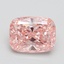 2.07 Ct. Fancy Vivid Pink Cushion Lab Grown Diamond