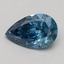 0.57 Ct. Fancy Vivid Blue Pear Lab Grown Diamond