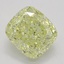 1.71 Ct. Fancy Yellow Cushion Diamond