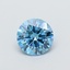 1.06 Ct. Fancy Vivid  Blue Round Lab Grown Diamond