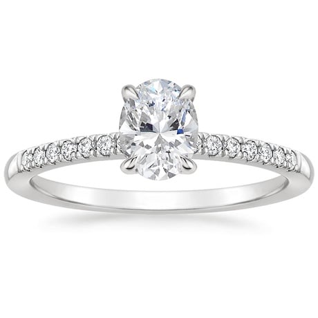 18K White Gold Petite Viviana Diamond Bridal Set (1/4 ct. tw.)