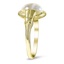 The Rabb Ring, smalltop view on a hand