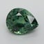 7.3x6mm Teal Pear Montana Sapphire