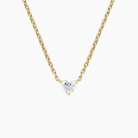 Lab Diamond Heart Pendant