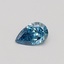 0.40 Ct. Fancy Vivid Blue Pear Lab Grown Diamond