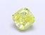 1.40 Ct. Fancy Vivid Yellow Cushion Lab Grown Diamond