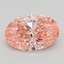 4.00 Ct. Fancy Vivid  Pink Oval Lab Grown Diamond