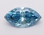 3.01 Ct. Fancy Vivid Blue Marquise Lab Grown Diamond