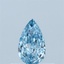 0.34 Ct. Fancy Vivid  Blue Pear Lab Grown Diamond