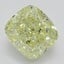 3.15 Ct. Fancy Light Yellow Cushion Diamond