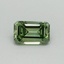 0.34 Ct. Fancy Vivid Green Emerald Lab Grown Diamond