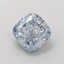1.01 Ct. Fancy Intense Blue Cushion Lab Grown Diamond