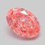 2.10 Ct. Fancy Vivid Pink Oval Lab Grown Diamond