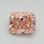 2.04 Ct. Fancy Vivid Pink Cushion Lab Grown Diamond
