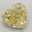 10.26 Ct. Fancy Intense Yellow Heart Lab Grown Diamond