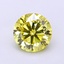1.03 Ct. Fancy Yellow Round Lab Grown Diamond