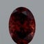 0.84 Ct. Fancy Deep  Orange Oval Lab Grown Diamond
