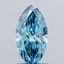 1.60 Ct. Fancy Vivid  Blue Marquise Lab Grown Diamond