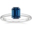 18K White Gold Sora Diamond Ring, smalltop view