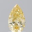 1.04 Ct. Fancy Intense Yellow Pear Lab Grown Diamond