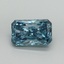 3.07 Ct. Fancy Vivid Blue Radiant Lab Grown Diamond