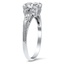 The Flynn Ring, smalltop view on a hand