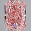 2.70 Ct. Fancy Vivid  Pink Cushion Lab Grown Diamond