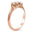 The Idonia Ring, smalltop view on a hand