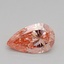 0.55 Ct. Fancy Vivid Pink Pear Lab Grown Diamond