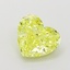 1.20 Ct. Fancy Vivid  Yellow Heart Lab Grown Diamond