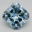 3.17 Ct. Fancy Intense Blue Radiant Lab Grown Diamond