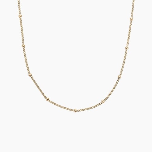 Infaction 藤原樹 Brilliant Line Necklace Brilliant Line Necklace 【Casual】（Gold） | Infaction