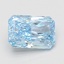 1.56 Ct. Fancy Vivid Blue Radiant Lab Grown Diamond