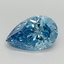 2.05 Ct. Fancy Vivid Blue Pear Lab Grown Diamond
