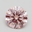 2.04 Ct. Fancy Light Pink Round Lab Grown Diamond