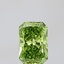 0.79 Ct. Fancy Vivid Green Radiant Lab Grown Diamond
