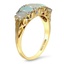 The Queenie Ring, smalltop view on a hand