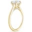18K Yellow Gold Dawn 1.5mm Diamond Ring, smallside view