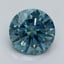 2.13 Ct. Fancy Vivid Malibu Blue Round Lab Grown Diamond