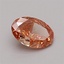 0.50 Ct. Fancy Vivid Orangy Pink Oval Lab Grown Diamond