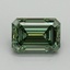 4.07 Ct. Fancy Vivid Green Emerald Lab Grown Diamond