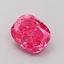 1.25 Ct. Fancy Vivid  Pink Cushion Lab Grown Diamond